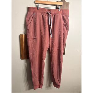 FIGS Zamora jogger scrub pants mauve size XL